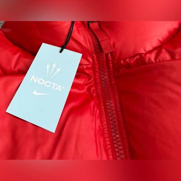 RARE Nike x NOCTA Drake Sunset Red Puffer Jacket DO2783-657 Mens Size XXL - Picture 4 of 8